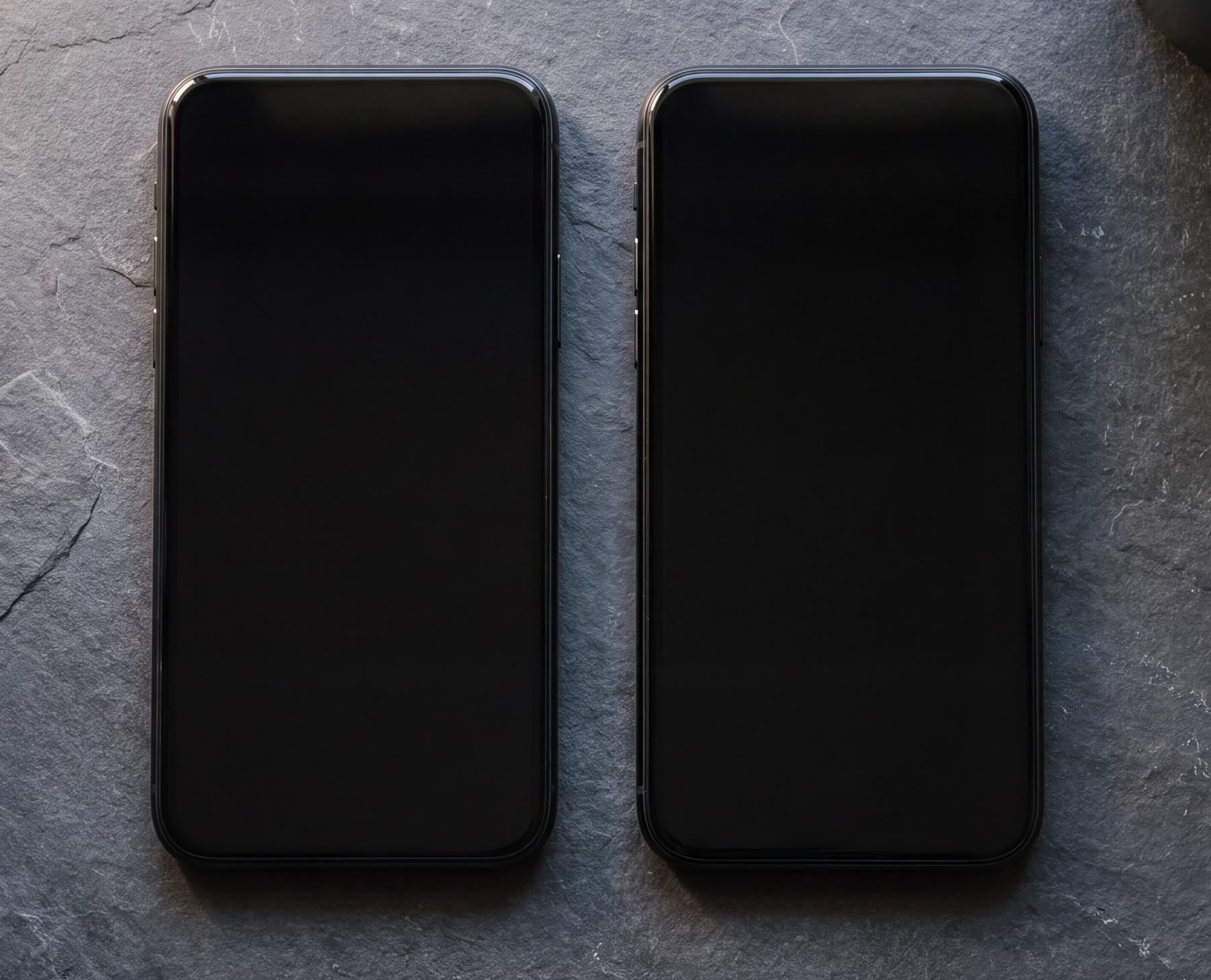 Two phones on a table. On their phone, Porchia has paused a purchase. On yours, a text asks you to take a look.